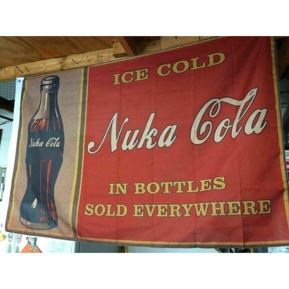 NUKA COLA FALLOUT 4 5FT FLAG - Picture 3 of 3